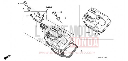 CYLINDER HEAD COVER CBR125RS6 de 2006